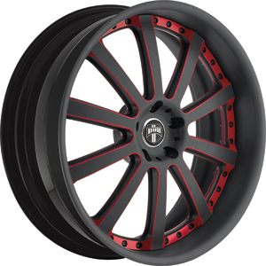 20  Dub X-180 Black/Custom Finish FWD