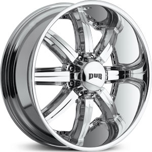 20x9 Dub Bomber 8 Chrome RWD