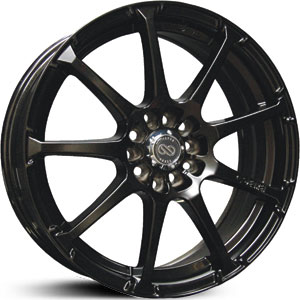 15" x 6.5" Enkei EDR9 Matte Black rWD