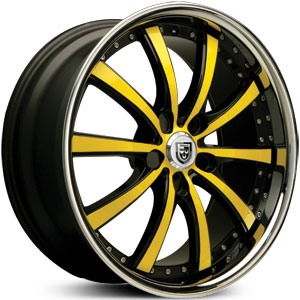 18x7.5 Lexani LSS10 Black/Custom Coloring HPO