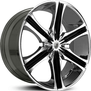 26 Lexani Aarow Chrome/Color Inserts FWD