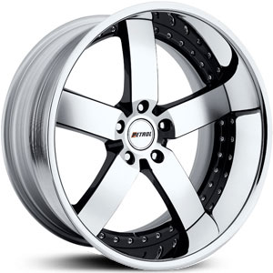 20x9 Petrol Traviata Gloss Black /Machine Cut Face HPO