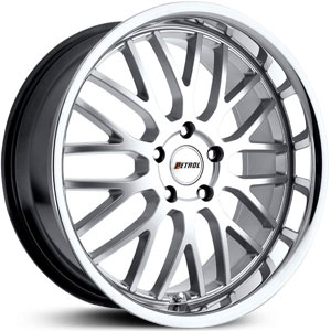 20x8.5 Petrol Vengeance Hyper Silver HPO