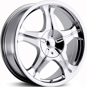 18x8 Platinum Gem Chrome FWD