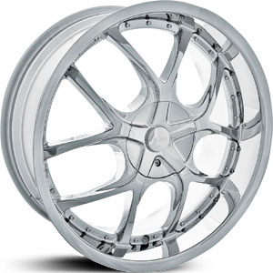 20x8.5 Player Alloy Wheels 148 Chrome HPO