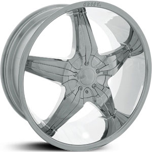 20x8.5 Mega 007 Chrome / Chrome Inserts HPO