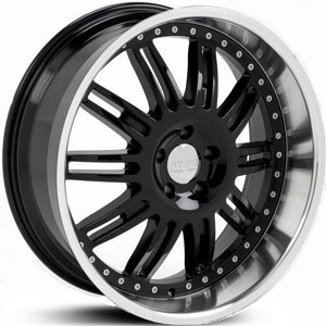 20x8.5 Starr Bucten Machined Black FWD