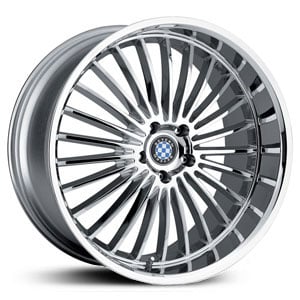 20x8.5 Beyern Multi Chrome MID Wheels and Rims