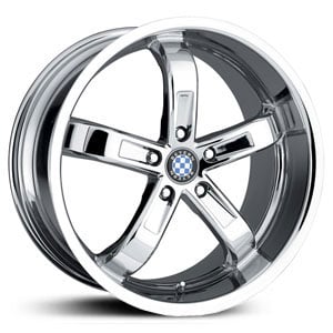 19x8.5 Beyern Type Five Chrome MID