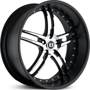 22x9 Boss Modular Series 62 Black HPO