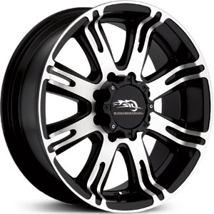 18x9 Dale Earnhardt Jr 708 Ribelle Matte Black/Machined RWD
