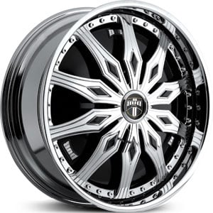 24x9 Dub Famous Spinner Chrome MID