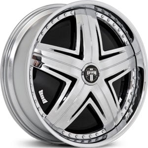 28x10 Dub Felon Spinner Chrome RWD