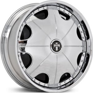 24x9 Dub Guru Spinner Chrome RWD