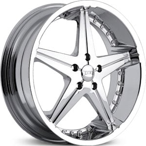 24 x 9.5 Dub Big Homie 5 Chrome RWD