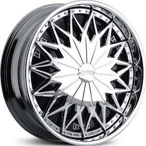 20x8.5 Dub Joker Spinner Chrome MID