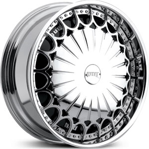 20x8.5 Dub Kingster Spinner Chrome RWD