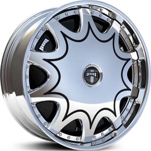 32x10 Dub Stashola Spinner Chrome MID