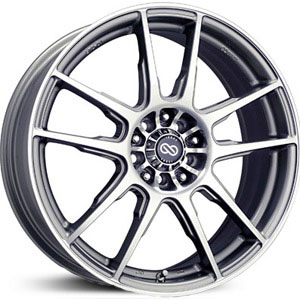 17" x 7 " Enkei FLC-01   Silver/Machined RWD