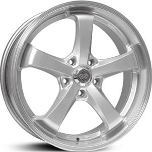 20" x 8.5"  Enkei Falcon Hyper Silver/Machined Lip RWD