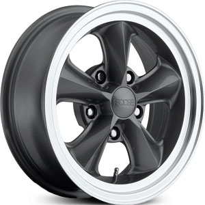 15 Foose Nitrous RT Gray / Machined Lip RWD