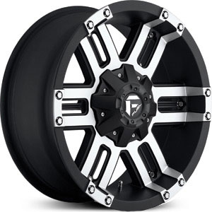 18x9 Fuel Offroad Guage Black/Machined Face RWD