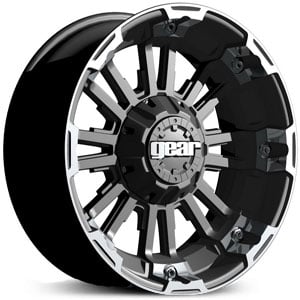20x9 Gear Alloy Timberland Carbon Black/Machined Accents MID