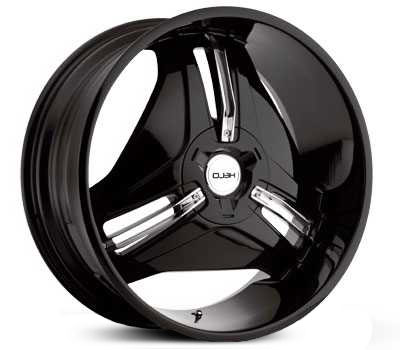 22x9.5 Helo 849 Gloss/Chrome Accents RWD