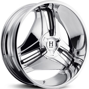 22x9.5 Helo 849 Chrome/Gloss Black Accents RWD