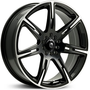 16x7.5 ICW Kamikaze 210 MB Carbon Black/Machined HPO