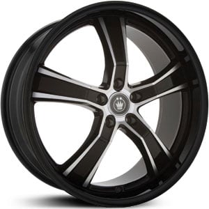 19x8 Konig Airstrike Gloss Black/Machined HPO