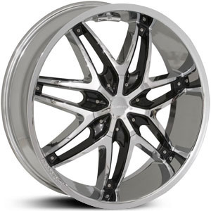 24x9 Limited 506 Chrome / Black Insert MID