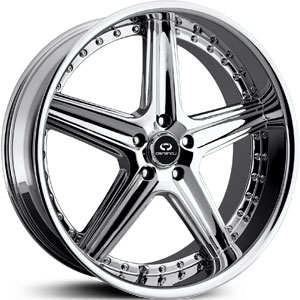 18x8 Lorenzo 019 Chrome MID