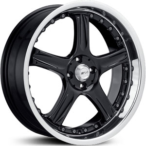 17x7 MSR 088 Black RWD