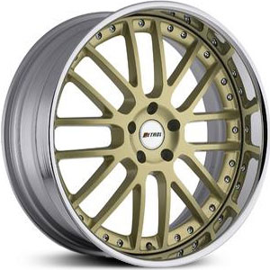 20x10.5 Petrol Seville Gloss Gold/Chrome Lip HPO
