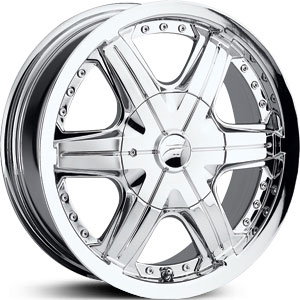 20x9 Platinum Flair Chrome RWD