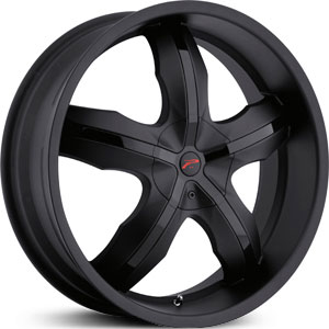 20x9 Platinum Widow 212B Black/Black Inserts RWD