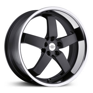 20x9.5 Redbourne Monarch Matte Gunmetal with SS Lip MID
