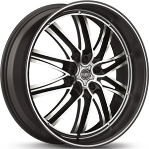 22x10 Ruff Racing R947 Black/Machined Face HPO