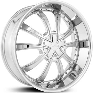 24x9 Starr Tusk Chrome RWD