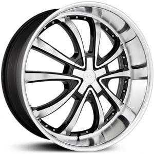 24x9 Starr Tusk Machined Black MID