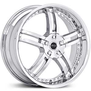 22x10.5 Status Knight 5 816 Hyper Silver w/ Machined Face MID