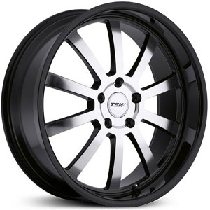 19x8 TSW Willow Gloss Black / Machined Face MID