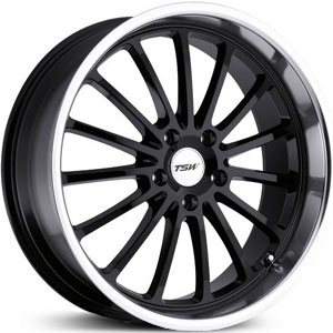 19x8 TSW Zolder 5 Lug Black HPO