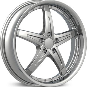 18" x 7.5" U2 105S-A Chrome HPO