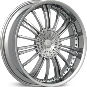 18" x 7.5" U2 125 Chrome RWD