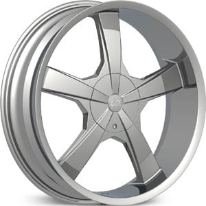 22" x 9.5" U2 130 Chrome RWD