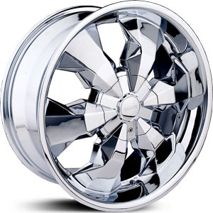 22x9.5 Velocity Wheels 159 Chrome RWD