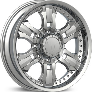 20x9 Velocity Wheels 650 Chrome FWD