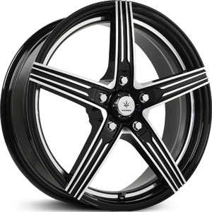 18x7.5 Verde Official Black/Machined Undercut HPO